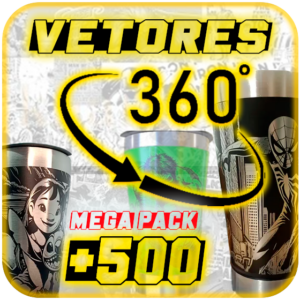 Pack+500 Vetores 360º