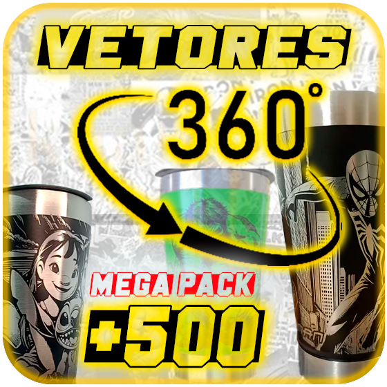 +500 Vetores 360º Pack